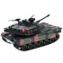 Nuotoliniu būdu valdomas RC tankas su dūmais, garsu ir šviesomis, Abrams M1A1 RC0770, 45 × 16,5 × 18 cm
