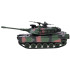 Nuotoliniu būdu valdomas RC tankas su dūmais, garsu ir šviesomis, Abrams M1A1 RC0770, 45 × 16,5 × 18 cm