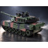Nuotoliniu būdu valdomas RC tankas su dūmais, garsu ir šviesomis, Abrams M1A1 RC0770, 45 × 16,5 × 18 cm