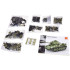 Techninių kaladėlių rinkinys tankui T-34-85, lenkiškas modelis, 604 elementai, 604ele ZA5675