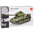 Techninių kaladėlių rinkinys tankui T-34-85, lenkiškas modelis, 604 elementai, 604ele ZA5675
