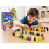 Spalvotas domino vaikams, 100 elementų, edukacinis žaislas ZA6290, 3 x 1,5 x 1 cm