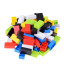 Spalvotas domino vaikams, 100 elementų, edukacinis žaislas ZA6290, 3 x 1,5 x 1 cm