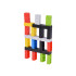 Spalvotas domino vaikams, 100 elementų, edukacinis žaislas ZA6290, 3 x 1,5 x 1 cm