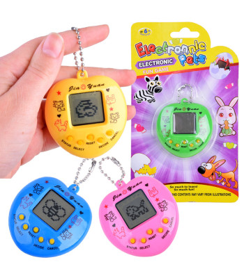 Elektroninis žaidimas TAMAGOCHI – augintinio priežiūra, raktų pakabukas GR0212