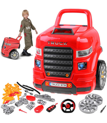Automobilio mechaniko dirbtuvės su išardomu varikliu RC0582, 48 x 40 x 33 cm