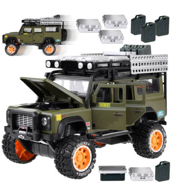 Metalinis visureigis su „pull-back“ pavara, garso ir LED šviesos efektais 1:24 ZA4795