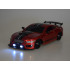 Nuotoliniu būdu valdomas RC driftinis automobilis su dūmų efektu ir LED apšvietimu, 4x4, RC0696, 1:16, 28 x 12 x 9 cm