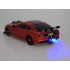 Nuotoliniu būdu valdomas RC driftinis automobilis su dūmų efektu ir LED apšvietimu, 4x4, RC0696, 1:16, 28 x 12 x 9 cm