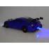 Nuotoliniu būdu valdomas RC drift automobilis 4x4 su dūmų efektu ir LED apšvietimu, RC0696, 1:16, 28 x 12 x 9 cm