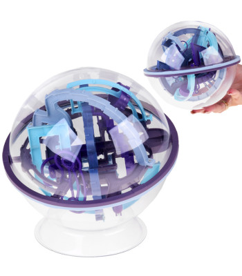 Didelė 3D labirinto sfera – loginis vikrumo žaidimas, galvosūkis ZA5851
