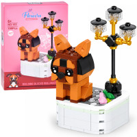 Techninis konstruktorius „Šuniukai ant pagrindo“ – Bullmastiff, ZA6620 G, 199 elementai