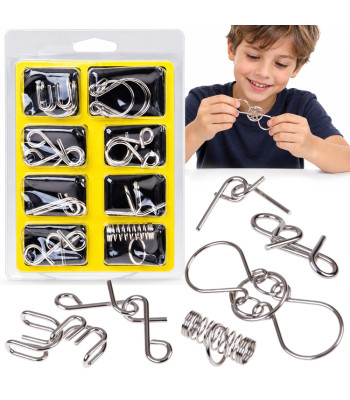 Metalinės loginės dėlionės – 8 vnt. ZA6554