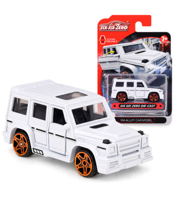 Metalinė visureigio mašinėlė RESORAK su atidaromomis priekinėmis durelėmis ZA6615 BI, 1:64