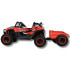Dvivietis akumuliatorinis automobilis vaikams su priekaba – BUGGY 4x4 PA0342