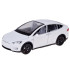 Baltas metalinis pulteliu valdomas automobilis su LED žibintais ir dūmų efektu – Tesla Model X RC0772, 1:22
