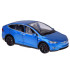 Metalinis pulteliu valdomas automobilis su LED šviesomis ir dūmų efektu, mėlynas – Tesla Model X RC0772, 1:22