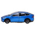 Metalinis pulteliu valdomas automobilis su LED šviesomis ir dūmų efektu, mėlynas – Tesla Model X RC0772, 1:22