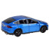 Metalinis pulteliu valdomas automobilis su LED šviesomis ir dūmų efektu, mėlynas – Tesla Model X RC0772, 1:22