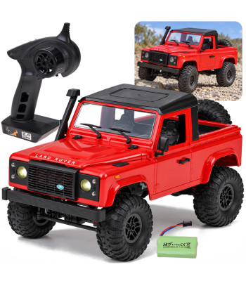 Nuotolinio valdymo automobilis-pikapas „2 viename“, 4x4 – LAND ROVER Defender 90, RC0760, 1:12