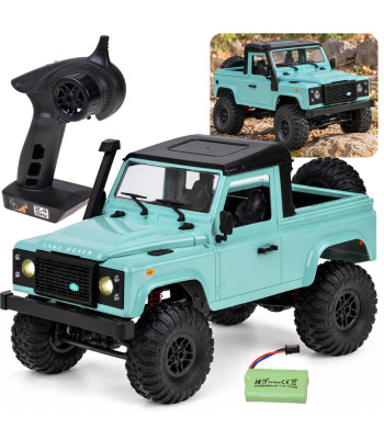 Nuotoliniu būdu valdomas automobilis „2 viename“ su 4x4 pavara – Land Rover Defender 90, 1:12, RC0760