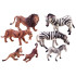 Safari gyvūnų figūrėlių rinkinys – zebrai ir liūtai, ZA2987