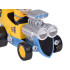 Žaislinis minionas bananiniame automobilyje su šviesomis, garsais ir vibracija ZA5941