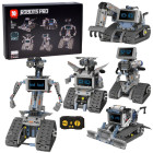 Nuotoliniu būdu valdomų konstruktorių rinkinys robotams, 5 viename, RC0742