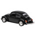 Nuotoliniu būdu valdomas RC automobilis „Garbus“ – retro, juodas, 1:16, 27 MHz, RC0759