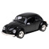 Nuotoliniu būdu valdomas RC automobilis „Garbus“ – retro, juodas, 1:16, 27 MHz, RC0759