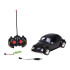 Nuotoliniu būdu valdomas RC automobilis „Garbus“ – retro, juodas, 1:16, 27 MHz, RC0759