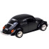 Nuotoliniu būdu valdomas RC automobilis „Garbus“ – retro, juodas, 1:16, 27 MHz, RC0759