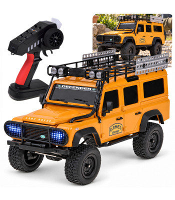Nuotoliniu būdu valdomas visureigis Land Rover Defender 4WD RC0762, 1:18