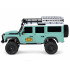Nuotoliniu būdu valdomas visureigis Land Rover Defender 110, žalias, 4WD, 2,4 GHz, 1:18, MN-111, RC0762
