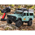 Nuotoliniu būdu valdomas visureigis Land Rover Defender 110, žalias, 4WD, 2,4 GHz, 1:18, MN-111, RC0762