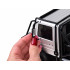 Nuotoliniu būdu valdomas visureigis, 4WD, LED, sidabrinis, U4000 MN-333, 1:18