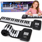 Susukamas elektroninis pianinas vaikams – 37 klavišai, 55,5 × 12 cm, IN0188