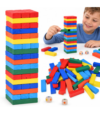 Medinis įgūdžių žaidimas „JENGA“ – svyruojantis bokštas, ZA6636