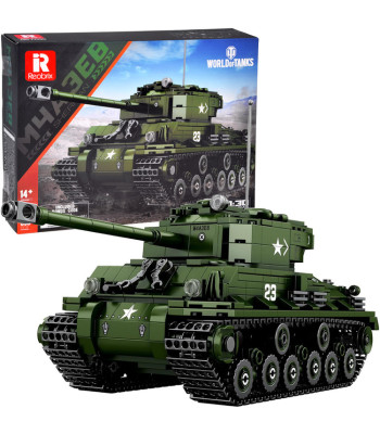 Reobrix licencijuotas „Sherman“ tanko konstruktorius, 839 detalės, M4A3E8 (ZA5806)