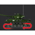 Reobrix licencijuotas „Sherman“ tanko konstruktorius, 839 detalės, M4A3E8 (ZA5806)