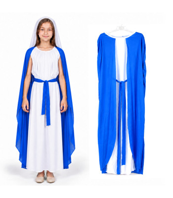 Mergelės Marijos kostiumas kalėdiniams vaidinimams, 110 cm, ZA6565