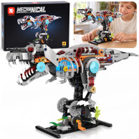 Techninis konstruktorius „Sukurk mechaninį dinozaurą T-Rex“, 730 dalių, ZA6375