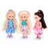 Mini lėlės žaidimams, 6 vnt., ZA4755, 12 cm