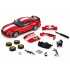 Licencijuotas metalinis automobilio modelis su tuningo priedais, raudonas, Ford Mustang GT 2018, ZA6458, 1:42