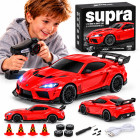 Toyota Supra nuotoliniu būdu valdomas drift automobilis 4x4 su LED, RC0803, 1:43