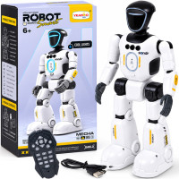 Interaktyvus robotas, valdomas pultu ir gestais, šoka, dainuoja ir kalba, RC0808