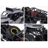 Nuotoliniu būdu valdomas bekelės automobilis „Rock Crawler UTV Buggy“, RC0800, 6x4, 1:8, 66 × 30 × 28 cm