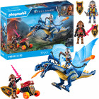 Playmobil Novelmore rinkinys su drakonu, riteriais ir šaudykla, 39 dalių, 71644 (ZA6738)