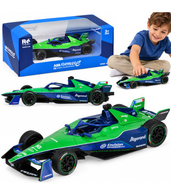Metalinis Envision Racing Formula E bolido modelis, ZA6396, 1:24, 21 × 7 × 4,5 cm