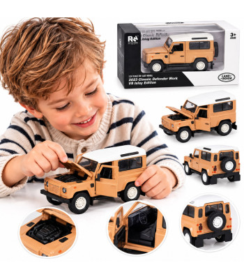 Metalinis kolekcinis automobilio modelis Land Rover Defender 90 Works V8 Islay Edition, 1:24, ZA6403